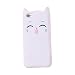 Produktbild Handyhülle iphone 6,Dewanxin 2018 Handyhülle iphone 6,Dewanxin 2018 Limitierte IPhone6 Smiley Gesicht Cartoon Bart Katze Silikon SchutzhülleMuster Design,Stoßfest Tasche/Telefon-Kasten /Handytasche /Holster/Hüllen & Cases/Ultra Dünne Rundum-schutz Kratzfeste Silikon Hülle Bumper Kratzfeste,Scratch-Resistant Schale Protective Skin Handyhülle Handy-etui Gelten für iPhone 6 (iPhone6, Weiß)
