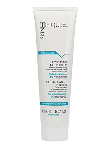 Gel Hydratant Plus HS (150ml) - Hydratation Intense & Durable. Apaise. Aide à réparer la peau. Efficacité prouvée. Composition Très Sûre & Pure. Peau Sèche, Sensible, Irritée (Eczéma, Psoriasis)
