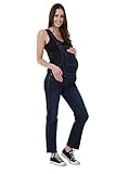 Umstands,Latzhose – Darkwash Denim Umstandsmode GRACE - 2