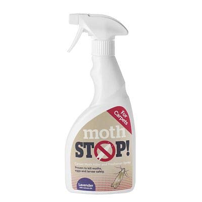 Lakeland - polillas parada mariposa nocturna de llew mejia Killer para alfombras y Tela Spray, 500 ml