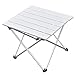 Produktbild CHKE Outdoor Aluminium Klapptisch, tragbare kleine Camping Picknick Grilltisch mit Tragetasche geeignet für Outdoor Selbstfahrer Angeln Camping