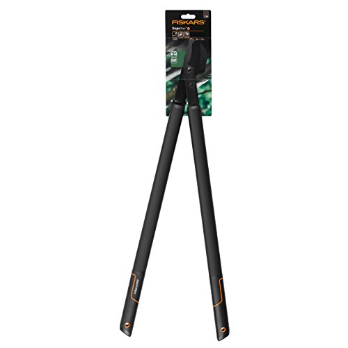 Fiskars SingleStep Bypass-Astschere für frisches Holz, Antihaftbeschichtet, Gehärteter Präzisionsstahl, Länge 81 cm, Schwarz, L38, 1001426 - 4