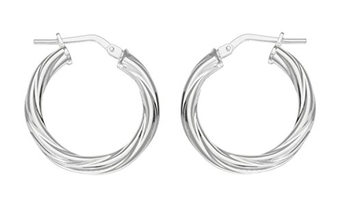 Damen-Creolen Sterling-Silber 925 E-10988