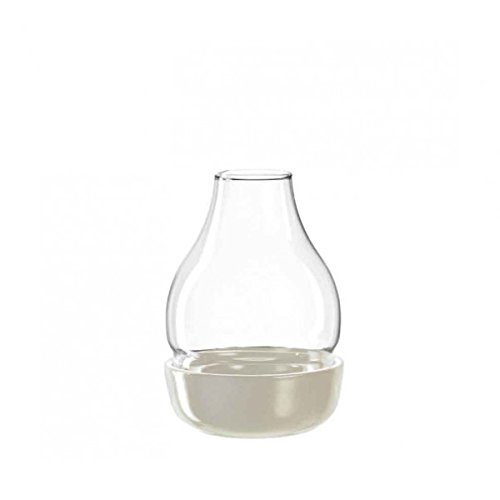 Preisvergleich Produktbild Leonardo - Tischkamin Giardino - Hochwertiges Glas - Beige - (B / H / T) 112 / 153 / 112mm