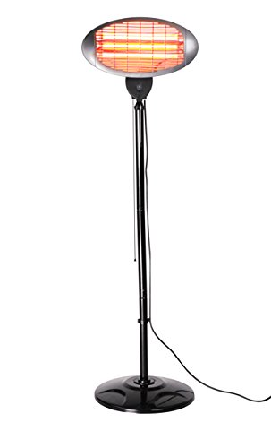 2.000 Watt Firefly Quarz-Heizstrahler, Wickeltischheizstrahler, höhenverstellbar mit 3 Wärmestufen