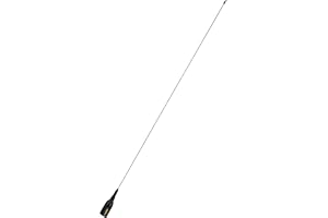 Glomex – VHF Marina-antenn 6dB hög prestanda, modell SGV80SBBK (Crow) – Lång räckvidd, fast installation, för segelbåtar, motorbåtar, yachter