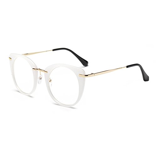 Mode Spa/&szlig; Unisex Klare Linse Nerd Geek Gl/&auml;ser Brille