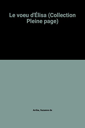 couverture de : Voeu d'Elisa (Le)