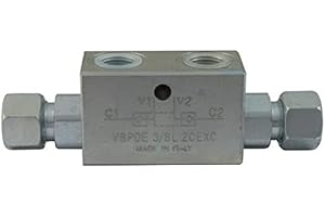 LEM SELECT AMA - Válvula de bloqueo doble efecto piloto en línea M 12 L