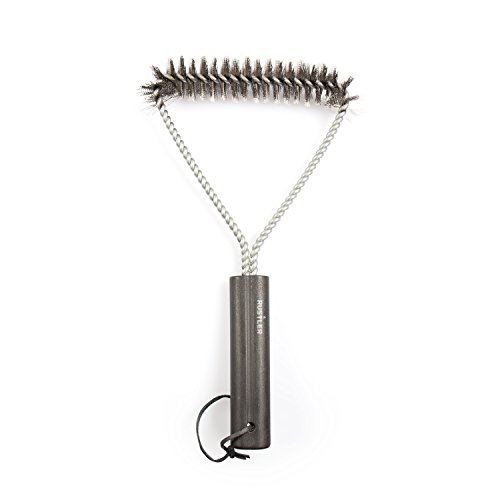 Rustler LP-0289A Grillbürste 2-er Set aus rostfreiem Edelstahl 53 und 30 cm - 2