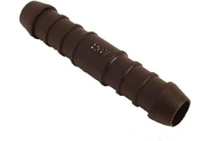 HOSE PIPE / TUBE CONNECTORS 2x 10mm 3/8" Straight In-Line Hose Tube Pipe Connector Joiner Air Fuel Water - FREE FIRST CLASS UK POSTAGE!