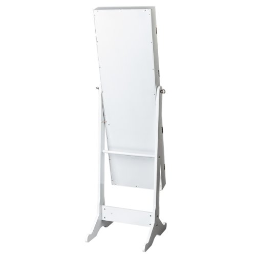 ZNL 150cm Schmuckschrank Spiegelschrank Standspiegel Spiegel Spiegelschmuckschrank weiß JCYJ01 - 4