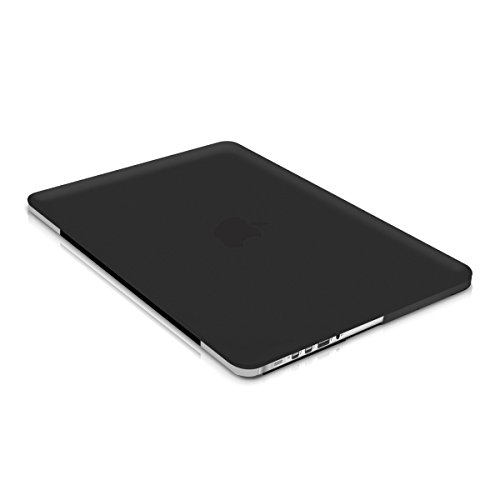 kwmobile Hardcase Laptop Hülle für Apple MacBook Pro Retina 13″ (ab Ende 2012) – Schwarz dünne gummierte Schutzhülle Cover Case Tasche - 9