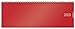 Tischquerkalender Classic Colourlux rot 2020: 1 Woche 1 Seite; Bürokalender mit nützlichen Zusatzinformationen; Format: 29,8 x 10,5 cm by 