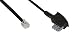 Produktbild InLine Telefonkabel 18813 Anschlusskabel TAE-N / Stecker - RJ12 / Stecker 3.00 m