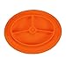 Produktbild Kinder Silikon-Grid Platten-Teller-Tropfen-Baby-bewegliche Geschirr Sucker Bowl Sucker Sub-Gitter wasserdicht Anti-Rutsch-orange