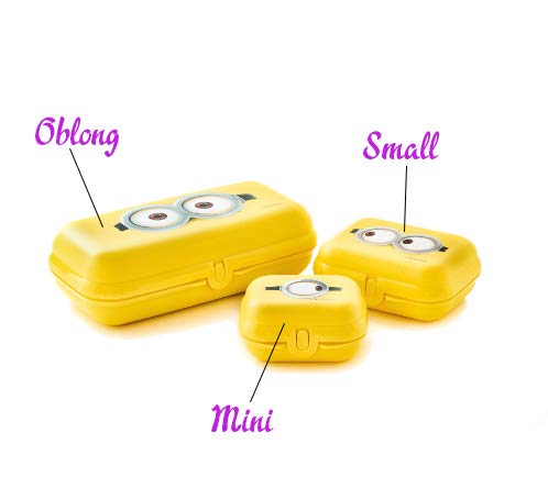 TUPPERWARE Minions gelb To Go Mini-Twin Größe1 + Twin Größe2 + Maxi-Twin 9977