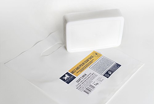 Seifen Basis Ziegen Milch - Seifenbasis Rohseife Schmelzen & Gießen 1 kg (SLS-frei)