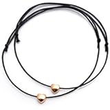 Freundschaftsarmbänder rosegold vergoldetes Herz