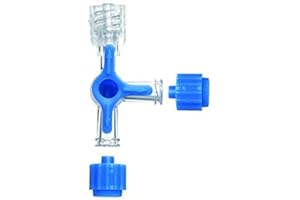 AKZENTA Dentalseven Rubinetti a 3 vie 25 pezzi lipido resistenti senza prolunga