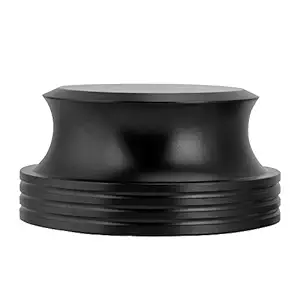 Disc Stabilizer, Convenient Wear?Resistant Compact Metal Record Stabilizer, Corrosion?Resistant Professional Use for Record General Purpose Metal Record(Black)