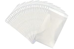 Sabco - 100 Clear Display Bags- Cello Bags OPP- Self Seal Cellophane For Presentation - Food Safe -10 Sizes - Ideal For FBA Cards Envelopes Pictures (6.5 x 9")
