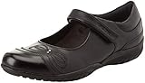 Verschluss: Klettverschluss Geox Mädchen JR Shadow C Riemchenballerinas, Schwarz (Black C9999), 38 EU