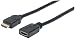 Produktbild Manhattan 354370 High Speed Verlängerungskabel mit Ethernet-Kanal (HDMI-Stecker auf HDMI-Buchse Porterweiterung 4K HEC ARC 3D) geschirmt 1,8m schwarz