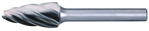 Pferd 21230095 Hartmetall-Frässtifte Form F Rundbogen 0613/3 Z, alu