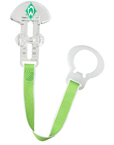 Preisvergleich Produktbild MAM Babyartikel 67240800 - Clip, Schnullerband "SV Werder Bremen"