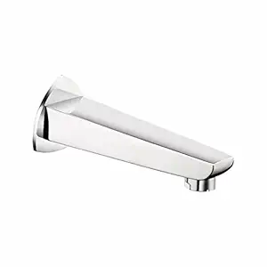 Cera Valentina F1013661 Brass Single Lever Bath Tub Spout with Wall Flange (Silver)