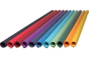 Fabrisa 8100302 - Rollo de papel kraft, 1 x 3 m, color azul