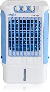 Personal Air Cooler Fan With 25 Feet Powerful Air Throw, Air Deflection & High Speed White & Blue