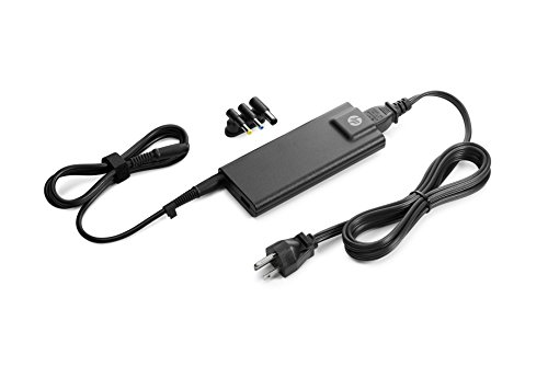 HP (G6H47AA) AC Adapter mit USB (65 W, für Notebooks mit 4,5-mm-,7,4-mm- und Ultrabook-Anschlüsen) schwarz