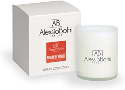 Ales Siobo Ltri Room Fragrance Agrumi di Amalfi Scented Candle in Glass