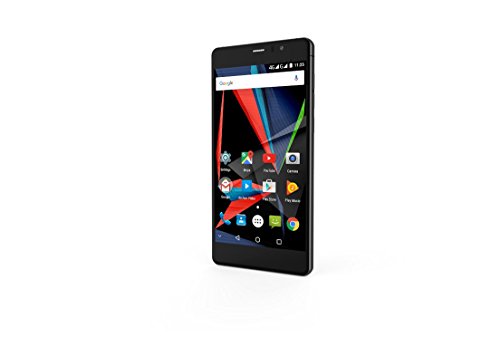 ARCHOS Smartphone 55 Diamond Selfie Lite (13,97 cm (5,5 Zoll) FHD IPS Display, 16GB, Android 6.0 Marshmallow) schwarz