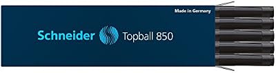 Schneider Topball 850 Recharge pour stylo roller 0,5 mm/noir Lot de 10