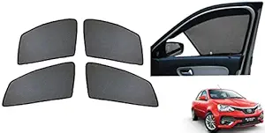 Auto Addict Car Half Magnetic Sunshades Set of 4 Pcs (2 Half,2 Non-Half) for Toyota Etios Platinum