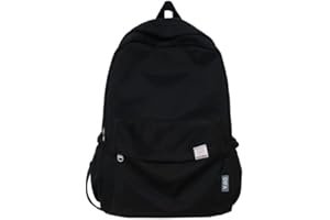 KTTGYRE School Backpack Waterproof Nylon Women Backpack Women Travel Bag Backpacks School Bag for Teenagers Girls Solid Colour Book Bag