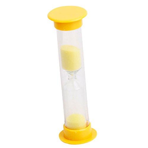 Gazechimp Mini Sanduhr, 2/3/5 Minuten, Kunststoff - 2 Minuten Gelb