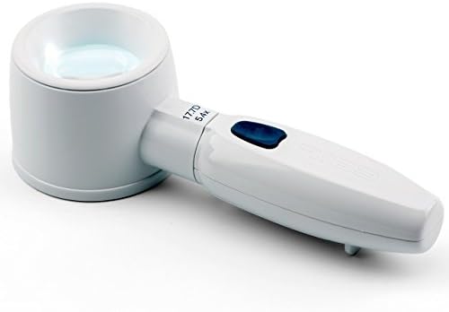 Raylite Duo Illuminated Stand Magnifier (10.1x Magnification 26.4D 36mm Diameter Combo)