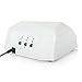 CoastaCloud 36W LED CCFL Nail Dryer Diamond Shaped Best Curing Lamp Machine with 10s 20s 30s timer for UV Gel Nail Polish White