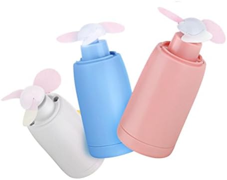 WF Usb Fan, Rechargeable Office Miniature Handheld Small Fan, Portable Silent Fan , White,white