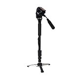 Andoer Yunteng VCT-288 Foto-Stativ Einbeinstativ & Fluid Pan...