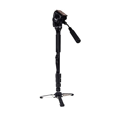 Andoer Yunteng VCT-288 Photographie Trépied Monopied & Pan Tête Rotatif & Support Unipied pour Canon Nikon