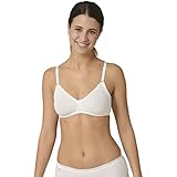 sloggi Women's Basic+ N Non-Wired Bra. A classic, wireless, non-padded bra made from super soft, core spun cotton for an amaz