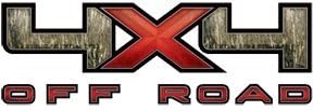 Off Road 4x4 w/Red X Decal