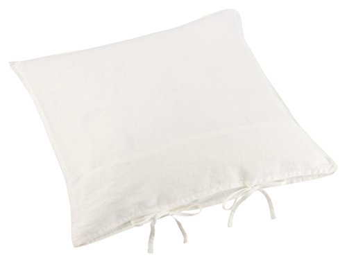 Preisvergleich Produktbild Bettwäsche 100% Leinen MOON Farbe: weiß-Kissenbezug 50x50