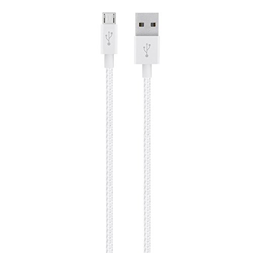 Belkin Premium MIXIT Metallic Micro-USB auf USB-A Lade-/Sync Kabel (1,2m) weiß
