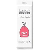 Joseph Joseph Intelligentwaste Organik &Ccedil;&ouml;p Torbası, 50 Adet, 4 Litre, Şeffaf